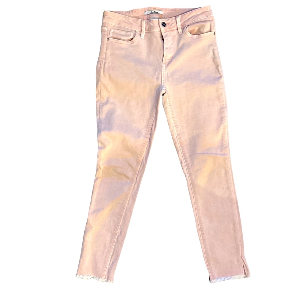Sam Edelman The Kitten Mid Rise Skinny Ankle Jeans Pink Size 27